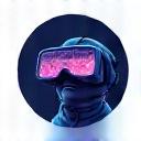 Icona di un visore per realtà virtuale che simula un'esplorazione